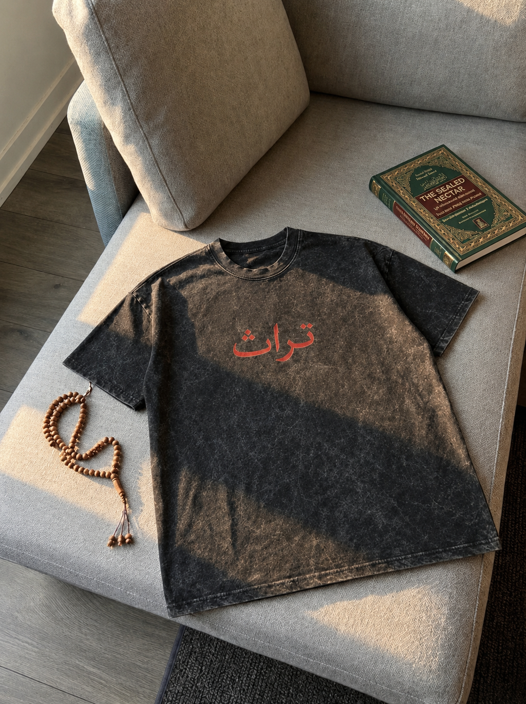 Traces of Madina Acid Wash Tee